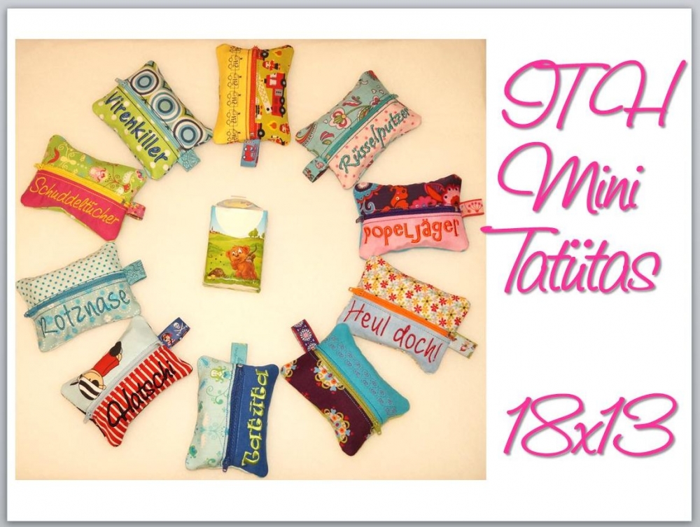 Bild 1 von ITH Tatütas für große oder kleine Packungen  / (Größe  ) für mini Taschentücherpackungen