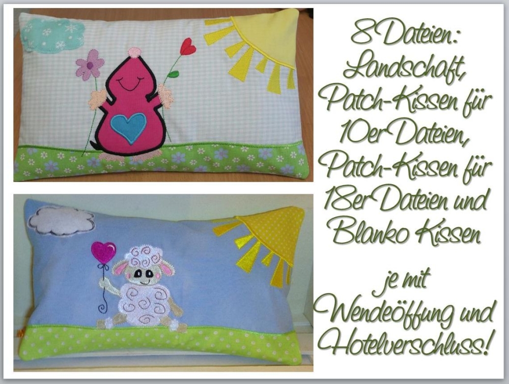 Bild 1 von ITH Kissen Baukasten mit und ohne Patchworktechnik in verschiedenen Größen