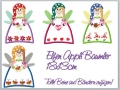 Bild 1 von Elfen Applis 18x13cm - 4  Stickdateien Appli-Baumler