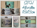 Bild 1 von ITH Klopapier Manschetten Klorollen Stinktiere  / (Größe und Design) 18x13 Stinktiere