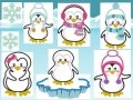 Bild 1 von Set Pinguine Winterzauber 10cm Füllstich oder 18x13cm Applikationen  / (Größe  ) 18x13cm Applikationen