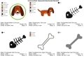 Bild 2 von Hund und Katz Set von 19 Stickdateien 5-10cm für den 10x10cm Stickrahmen