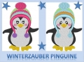 Bild 2 von Set Pinguine Winterzauber 10cm Füllstich oder 18x13cm Applikationen  / (Größe  ) 10x10cm Füllstich