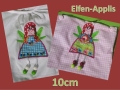 Bild 2 von Elfen Applis 10x10cm - 4 Dateien Appli-Baumler