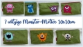 Bild 2 von Mümmelmonster - 7 Stickdateien Füllstich 10x10cm