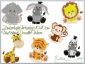 Bild 1 von Tierbabies für Puschen und 10x10cm - 3 verschiedene Sets! Tierbabys  / (Größe) 10x10 Füllstich