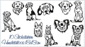 Bild 1 von Hundetattoos Set Nr. 1 - 10x10 oder 18x13cm  / (Größe) 18x13 10 Dateien