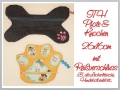 Bild 1 von ITH Pfote und Knochen mit Reißverschluss in verschiedenen Größen  / (Größe) 26x16
