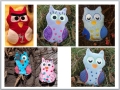 Bild 3 von ITH Eulen  - 6 cute owls - 6 Eulen in verschiedenen Größen  / (Größe) 26x16