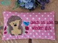Bild 3 von Igel mit Vogel Füllstich 10x10cm