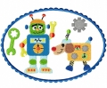 Bild 1 von Roboter Stickdateien - verschiedene Sets 10x10 und Puschen sowie 2 Taschenblätter  / (Größe) TB Schreck 18