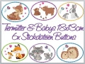 Bild 1 von Tierpaare - verschiedene Sets für Puschen, 10er und 18x13cm Stickrahmen!  / (Größe) 18x13 - 6 Dateien