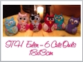 Bild 1 von ITH Eulen  - 6 cute owls - 6 Eulen in verschiedenen Größen  / (Größe) 18x13