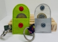Bild 2 von ITH Chiptaschen 10x10 FILZ / LEDER etc. rund oder eckig  / (Form) eckig