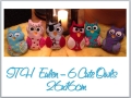 Bild 1 von ITH Eulen  - 6 cute owls - 6 Eulen in verschiedenen Größen  / (Größe) 26x16