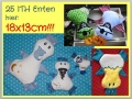 Bild 1 von ITH Enten 25 Stück Set Nr. 1 in verschiedenen Größen  / (Größe  ) 18x13