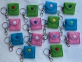 Bild 4 von ITH Chiptaschen 10x10 FILZ / LEDER etc. rund oder eckig  / (Form) eckig