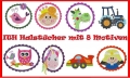 Bild 2 von ITH Halstücher 30x18cm für Babys oder 26x16cm für Puppen, Mini-Hunde und mehr...
