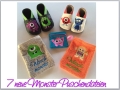 Bild 2 von Mümmelmonster - 7 Stickdateien für Puschen 6-7cm groß im 10x10cm Stickrahmen