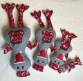 Bild 3 von ITH Gans NIKOLAUS mit Appli-Tasche in verschiedenen Größen  / (Größe) 30x20