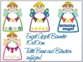 Engel Applikationen 10x10cm - 4 Stickdateien Appli-Baumler