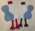 Bild 2 von ITH Gans NIKOLAUS mit Appli-Tasche in verschiedenen Größen  / (Größe) 30x20
